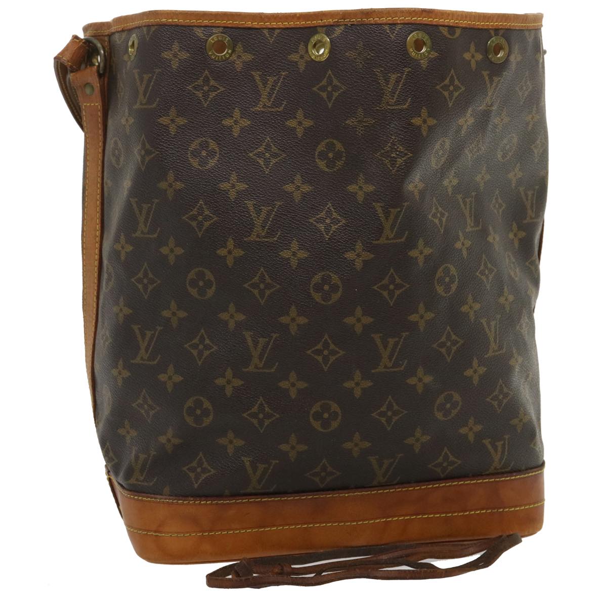 LOUIS VUITTON Monogram Noe Shoulder Bag M42224 LV tp096