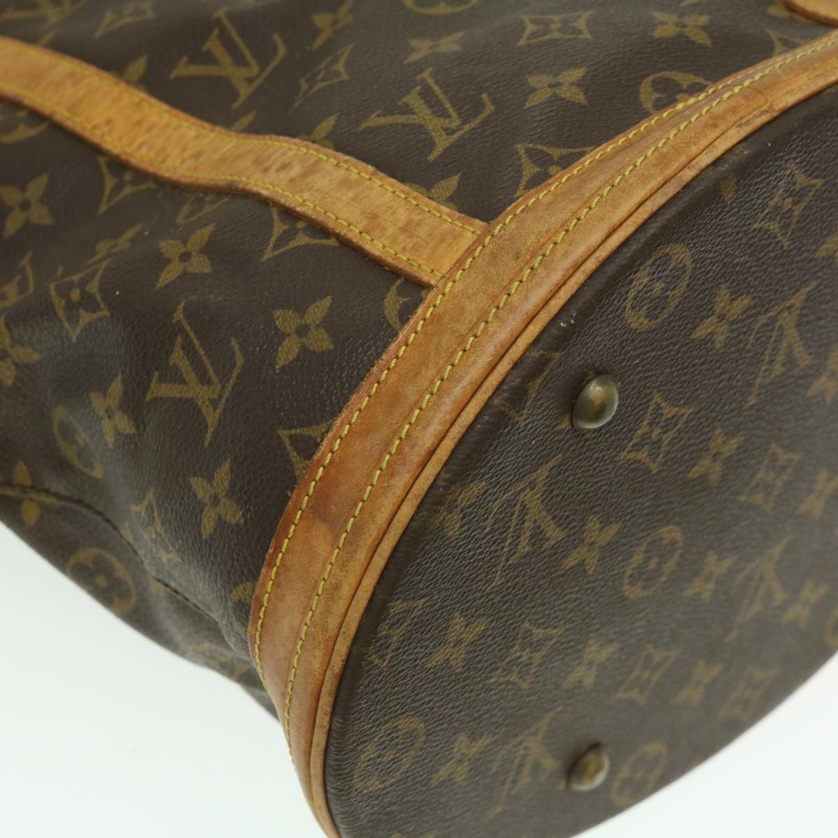 LOUIS VUITTON Monogram Bucket GM Shoulder Bag M42236 LV fm1478