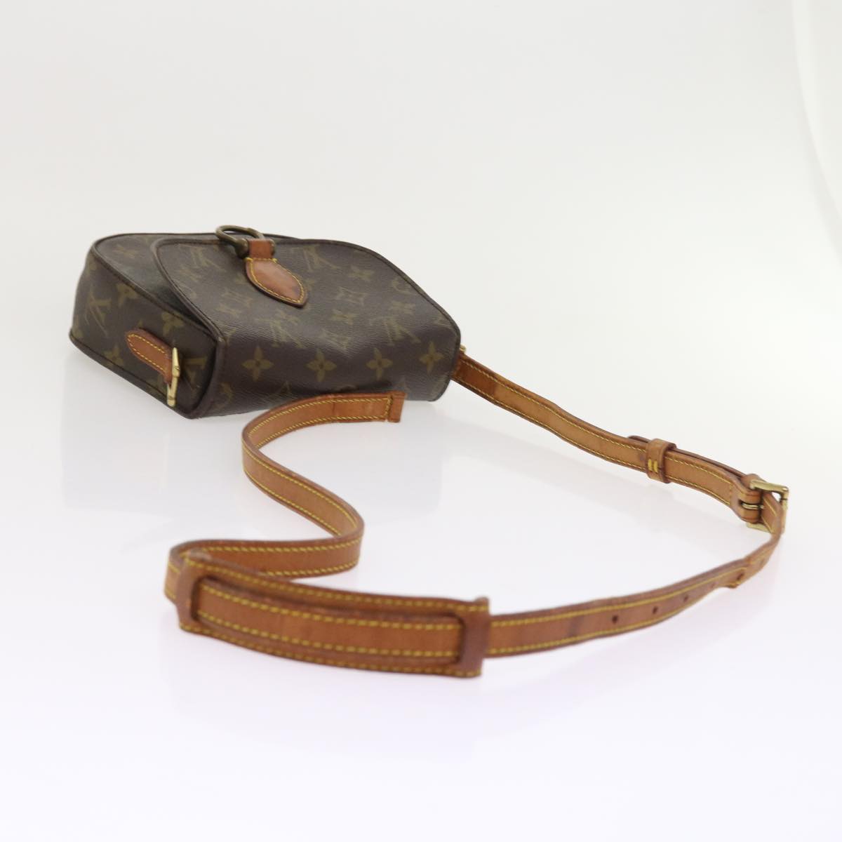 LOUIS VUITTON Monogram Saint Cloud PM Shoulder Bag M51244 LV rd4937
