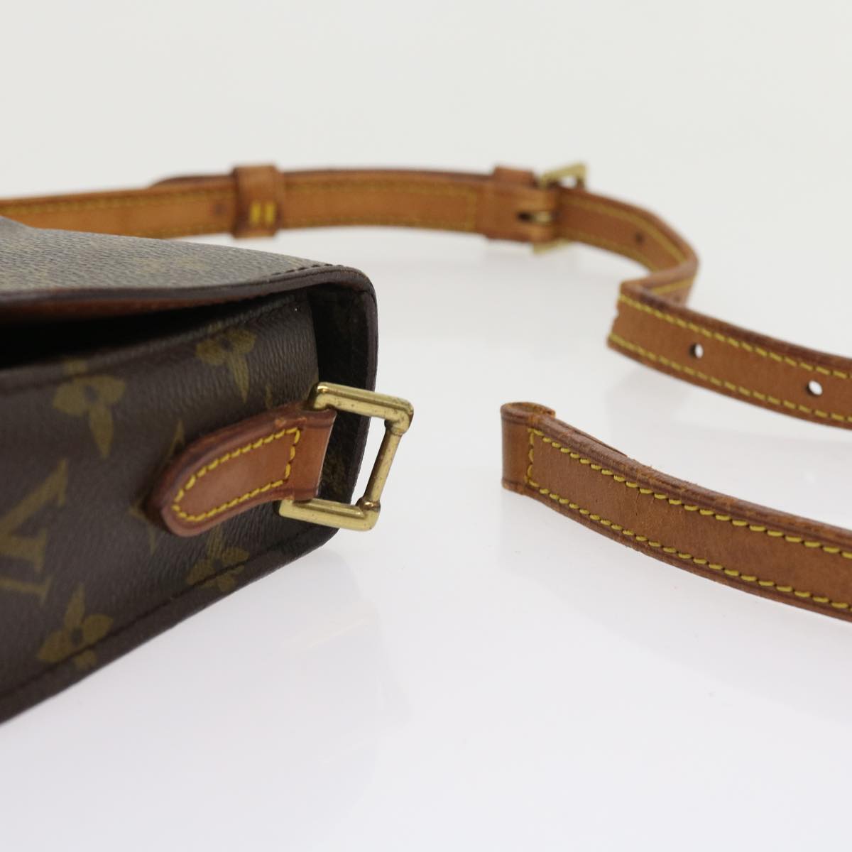 LOUIS VUITTON Monogram Saint Cloud PM Shoulder Bag M51244 LV rd4937