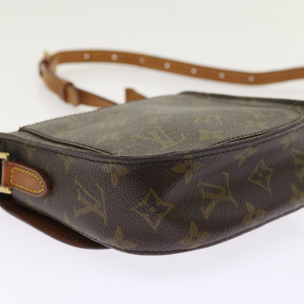 LOUIS VUITTON Monogram Saint Cloud PM Shoulder Bag M51244 LV rd4937
