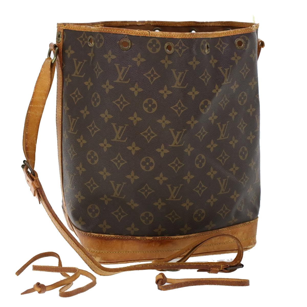 LOUIS VUITTON Monogram Noe Shoulder Bag M42224 LV 37744