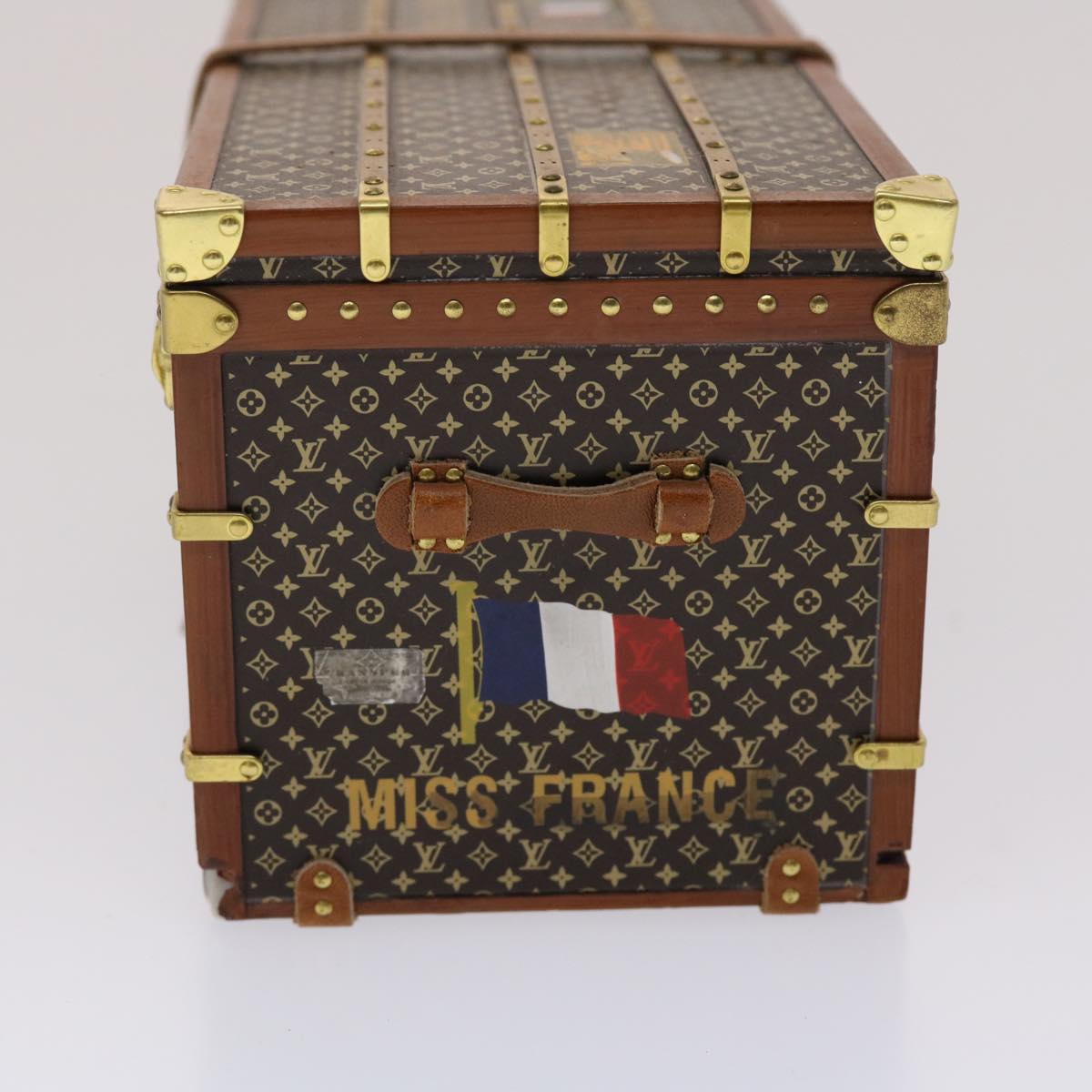 LOUIS VUITTON Monogram Miss France Paper Weight Brown M99408 LV 35337