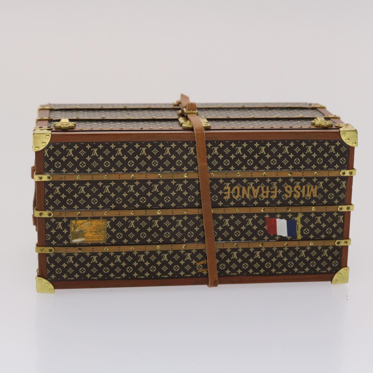 LOUIS VUITTON Monogram Miss France Paper Weight Brown M99408 LV 35337