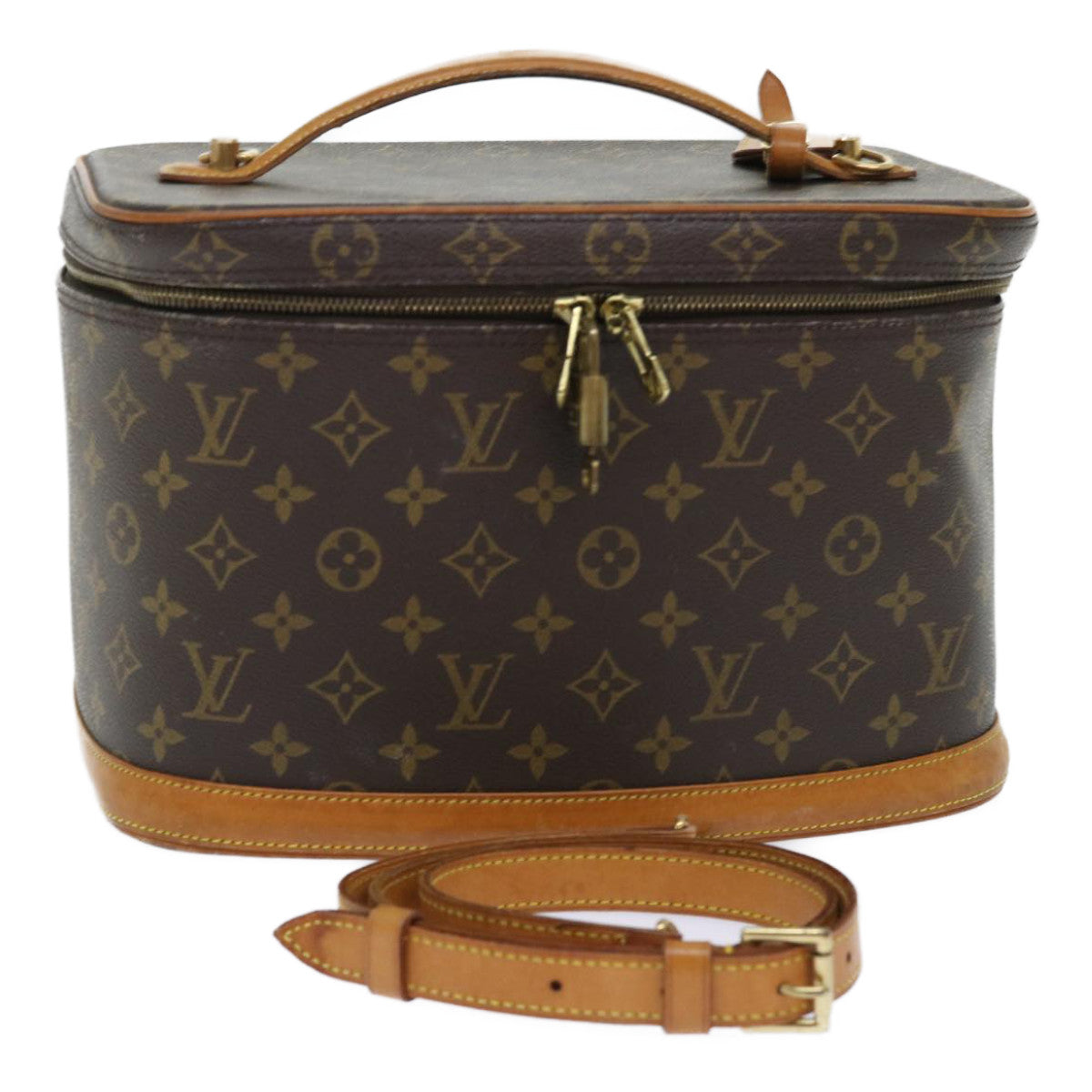 LOUIS VUITTON Monogram Nice Hand Bag 2way M47280 LV cl245