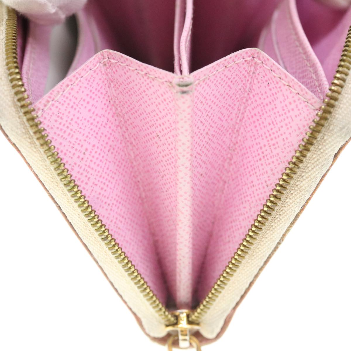 LOUIS VUITTON Monogram Multicolor Zippy Coin Purse White M93741 LV ds001