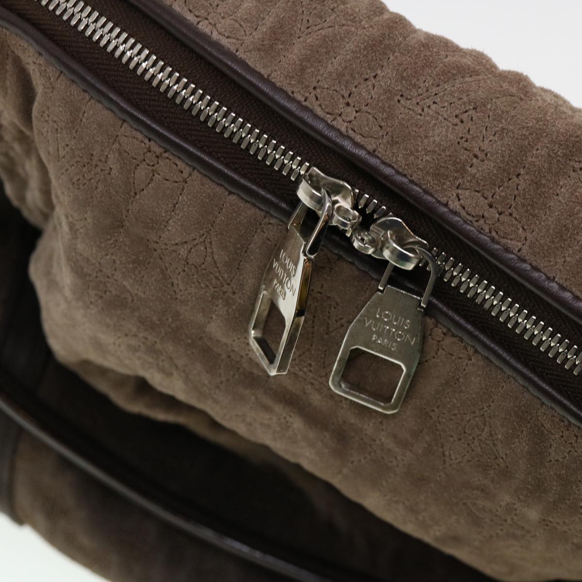 LOUIS VUITTON Monogram Antheia Ixia PM Hand Bag Brown Granite M94201 jk1227