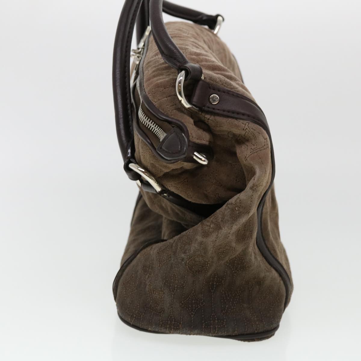 LOUIS VUITTON Monogram Antheia Ixia PM Hand Bag Brown Granite M94201 jk1227