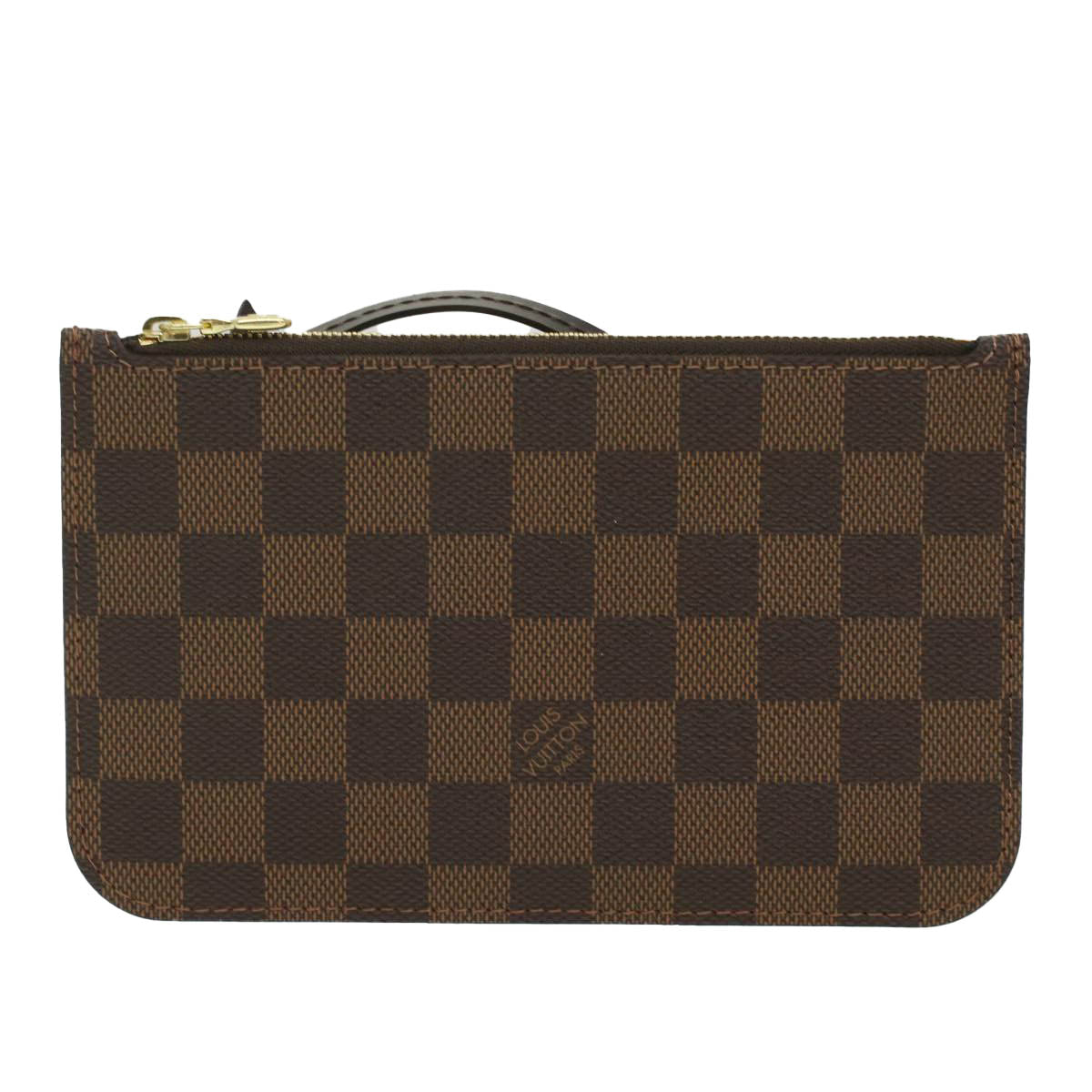 LOUIS VUITTON Damier Ebene Neverfull PM Pouch LV am3832