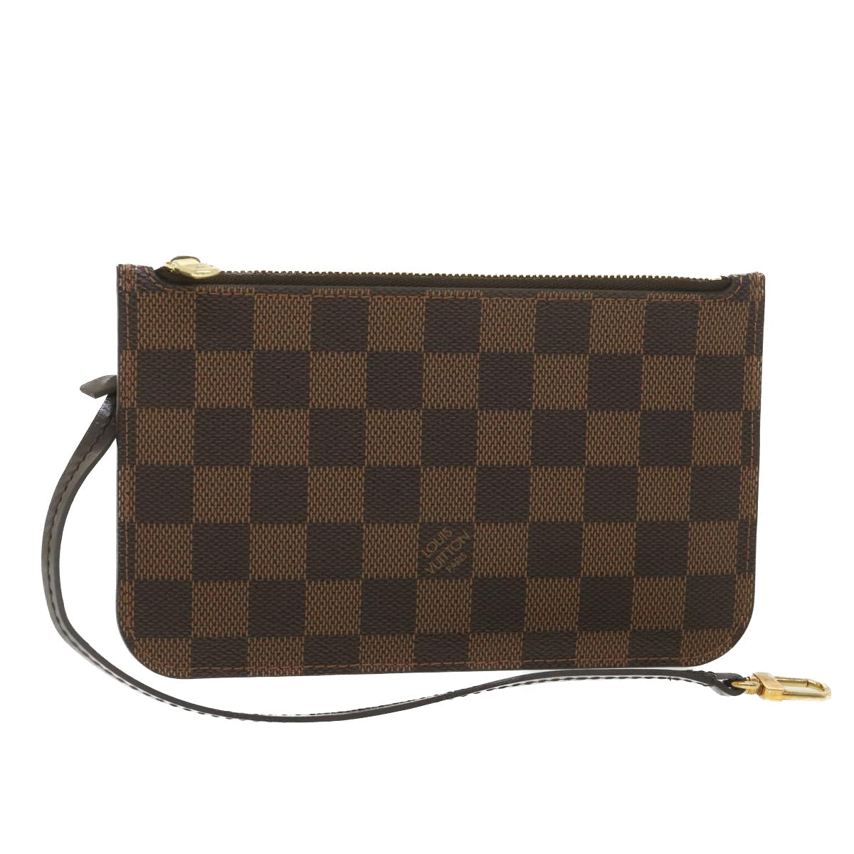 LOUIS VUITTON Damier Ebene Neverfull PM Pouch LV bs4447
