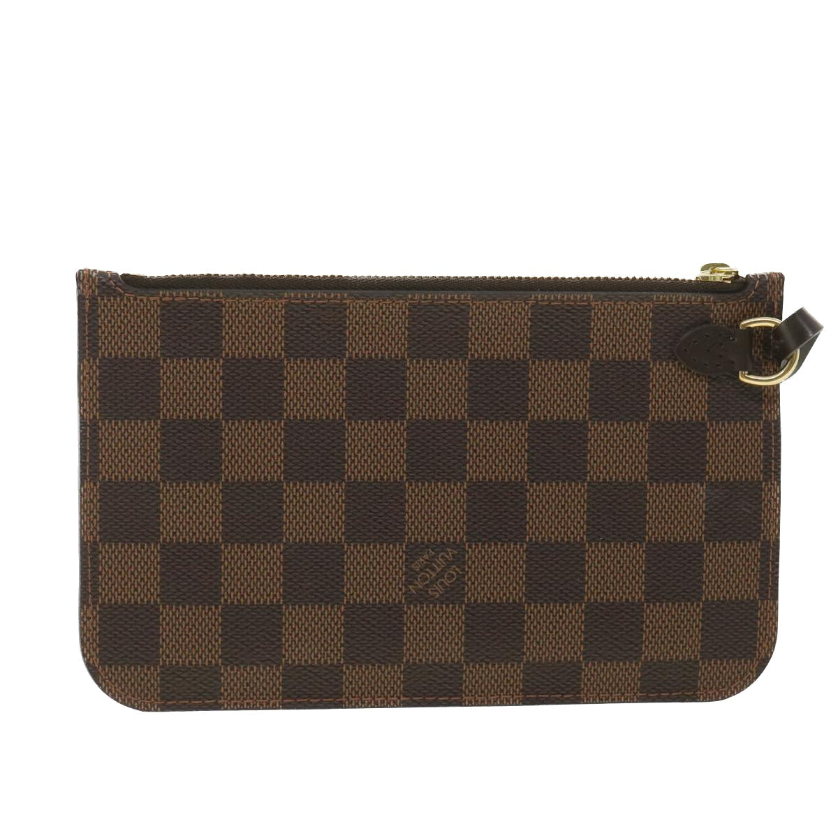 LOUIS VUITTON Damier Ebene Neverfull PM Pouch LV bs4447