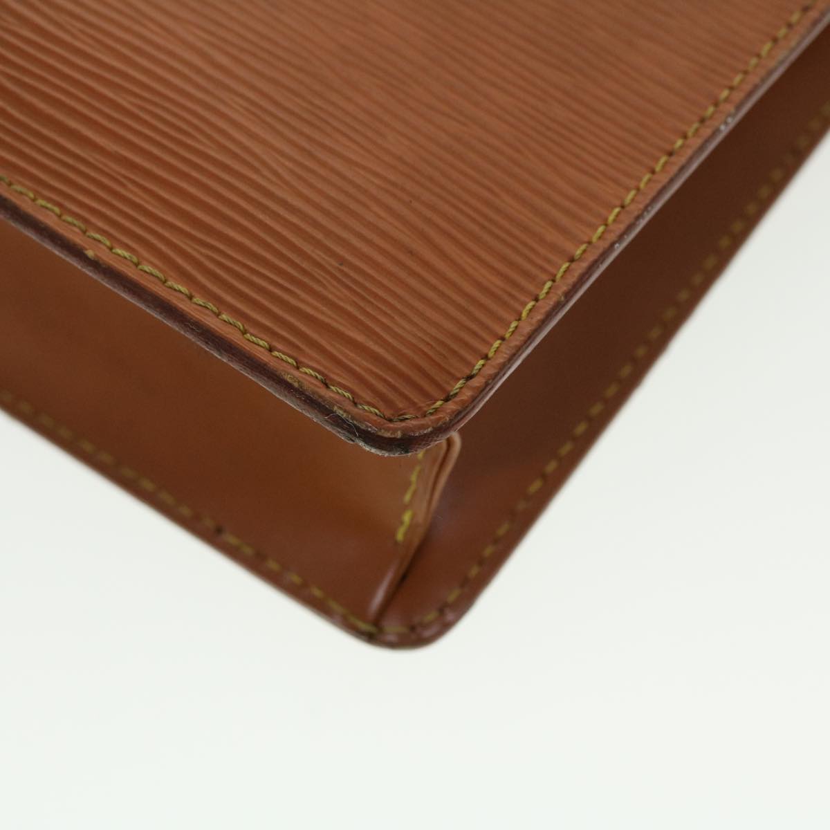 LOUIS VUITTON Epi Pochette Homme Clutch Bag Brown M52528 LV ti1154