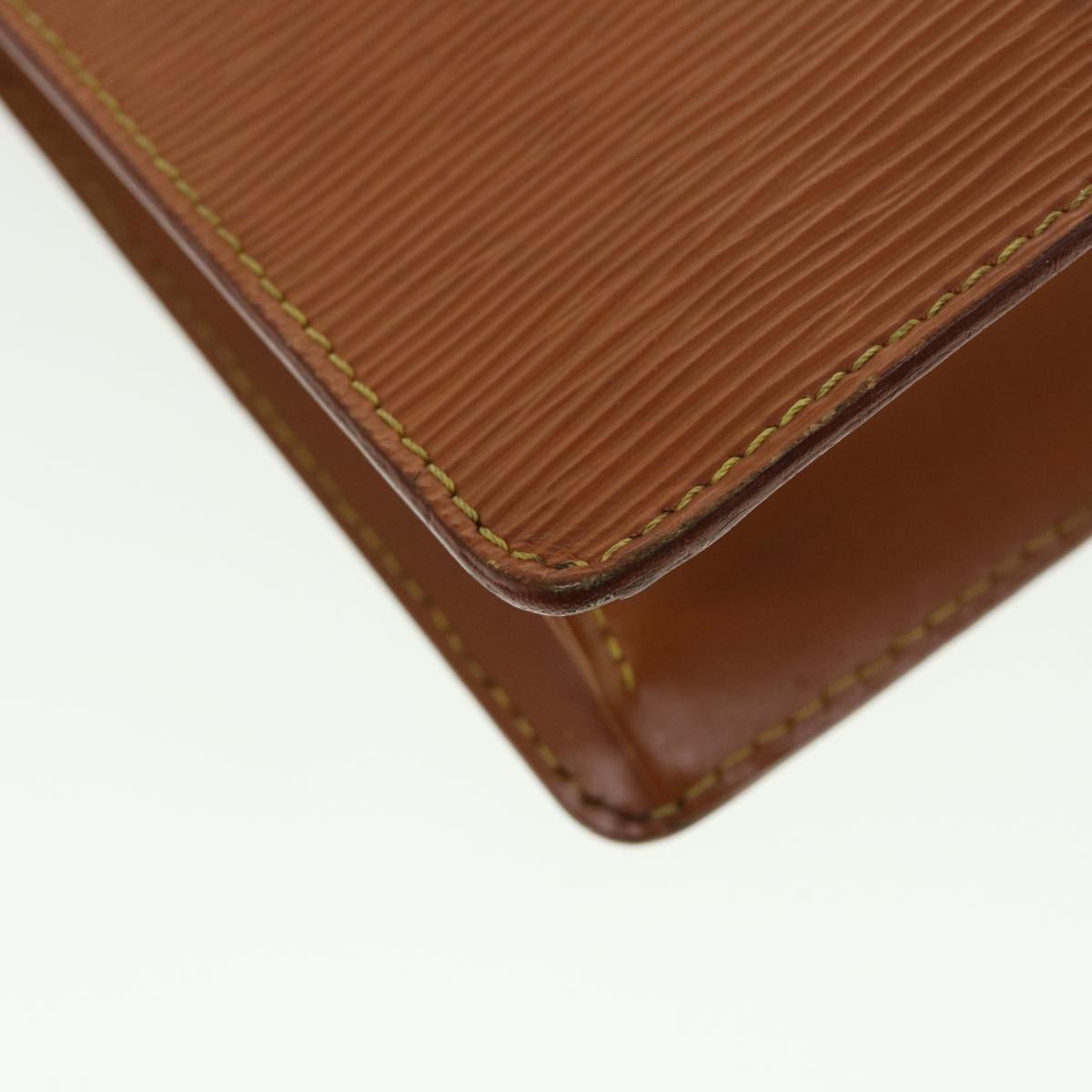 LOUIS VUITTON Epi Pochette Homme Clutch Bag Brown M52528 LV ti1154