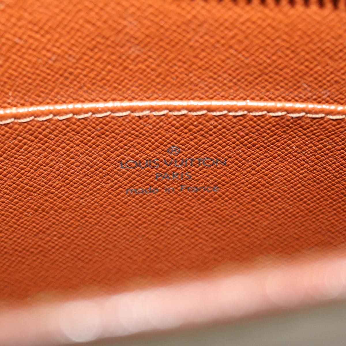 LOUIS VUITTON Epi Pochette Homme Clutch Bag Brown M52528 LV ti1154