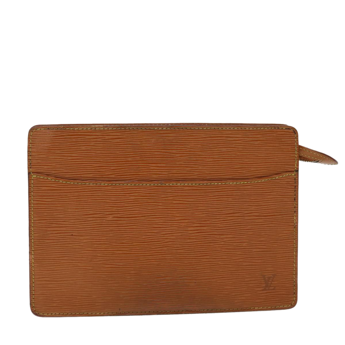 LOUIS VUITTON Epi Pochette Homme Clutch Bag Brown M52528 LV ti1154