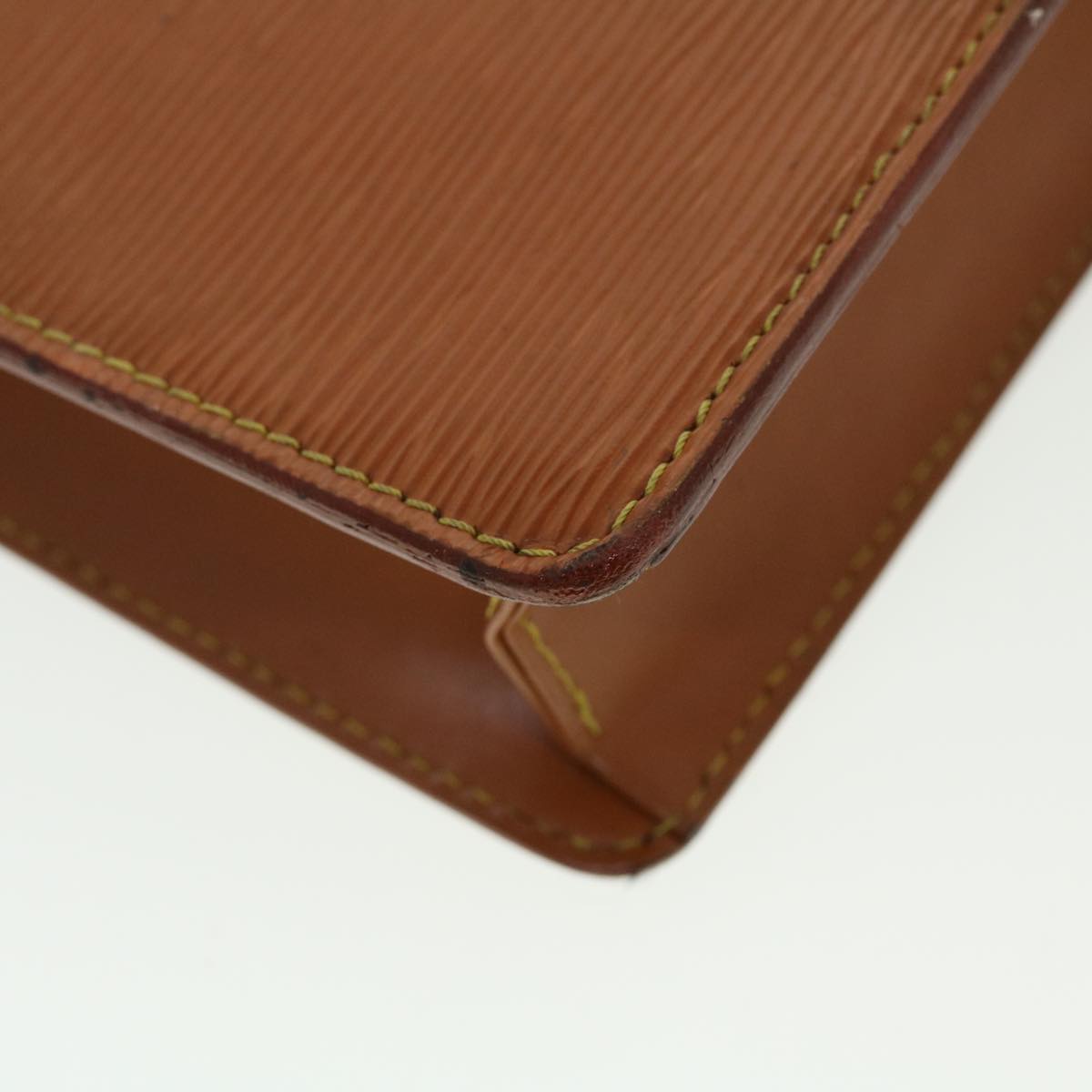 LOUIS VUITTON Epi Pochette Homme Clutch Bag Brown M52528 LV ti1154