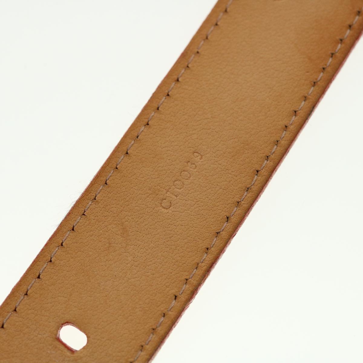 LOUIS VUITTON Vernis Ceinture Phoenix Belt 80/32 36.2"" Red LV ti1160
