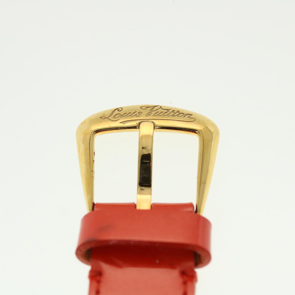 LOUIS VUITTON Vernis Ceinture Phoenix Belt 80/32 36.2"" Red LV ti1160