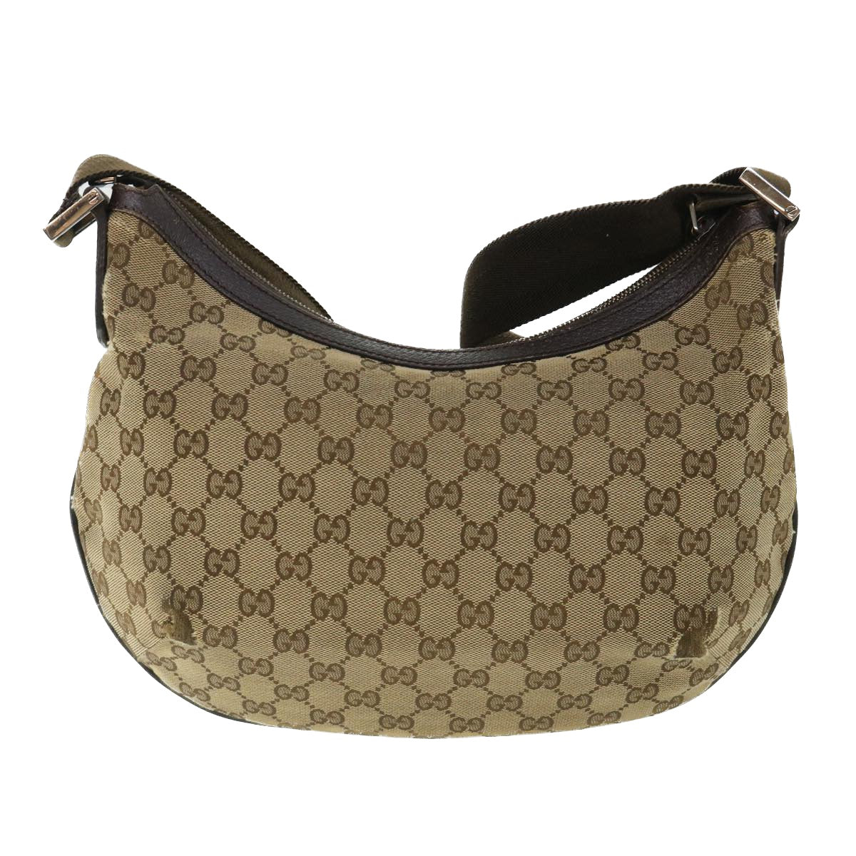 Luxury Gucci GG Canvas Shoulder Bag Beige Brown 181092 1226
