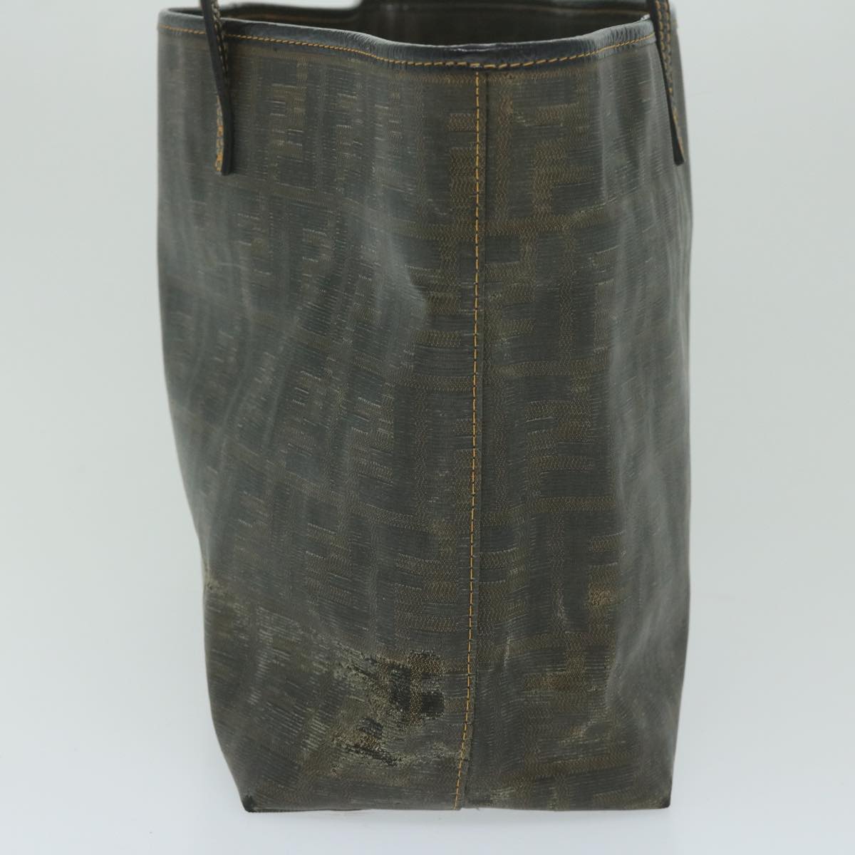 Luxury FendiZucca Canvas Tote Bag Brownti1394