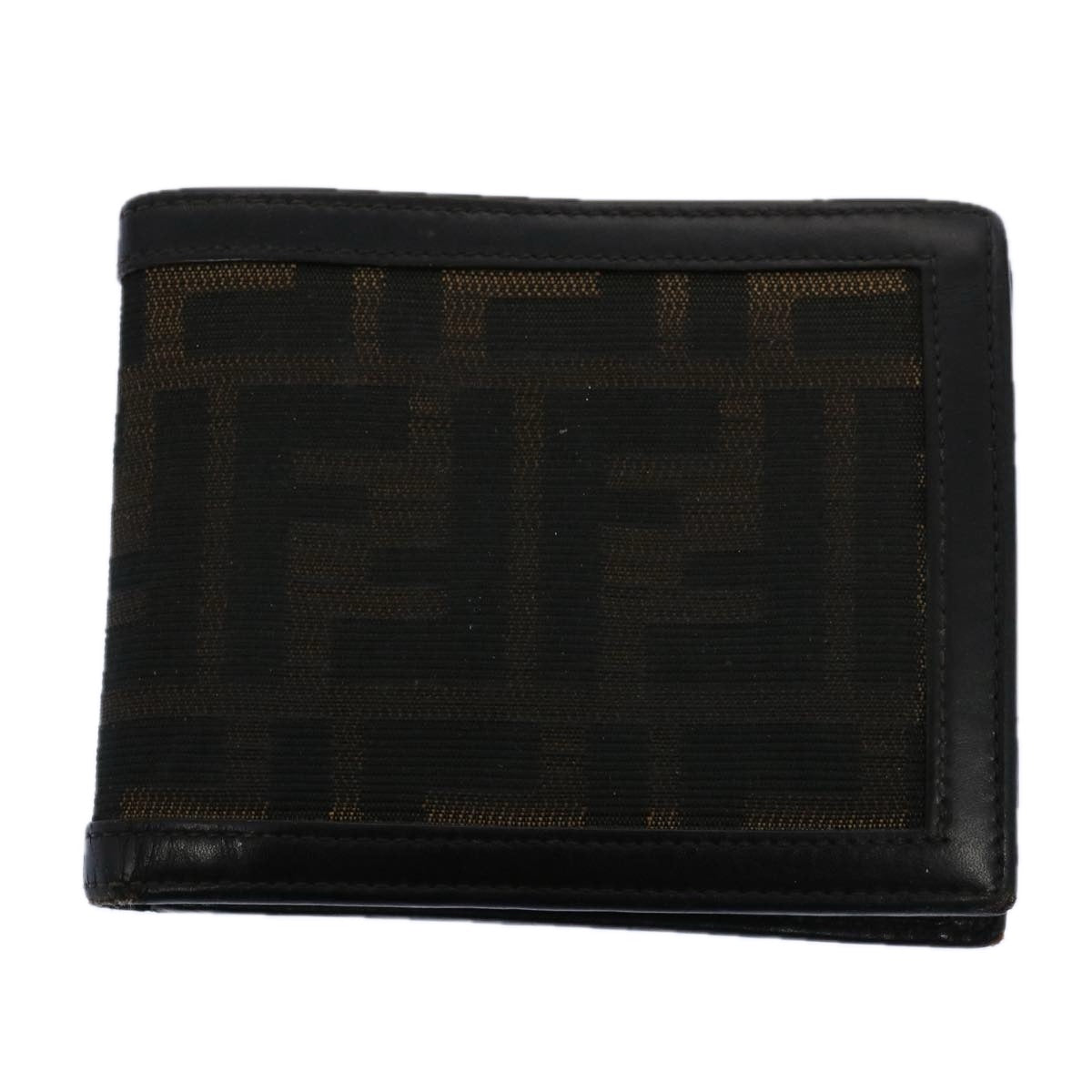 Luxury FendiZucchino Canvas Zucca Canvas Wallet 2Set Black Brownti1399