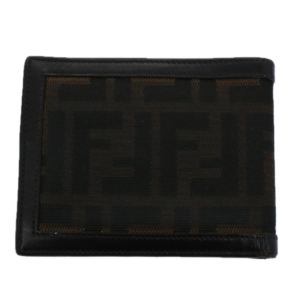Luxury FendiZucchino Canvas Zucca Canvas Wallet 2Set Black Brownti1399