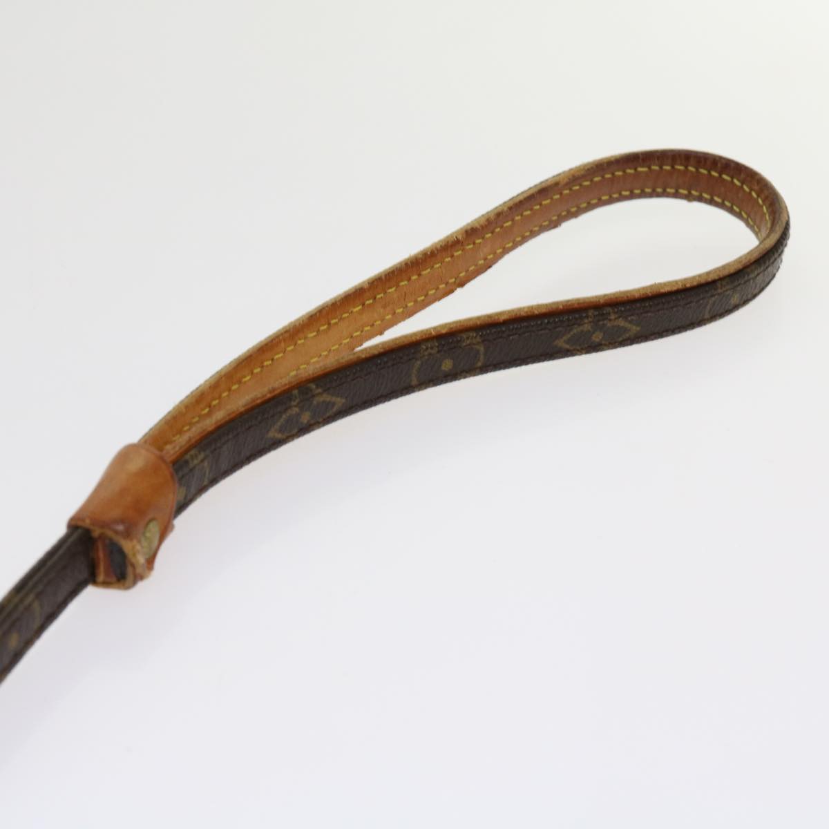 LOUIS VUITTON Monogram Less Baxter MM Dog Leash M58056 LV ti1404