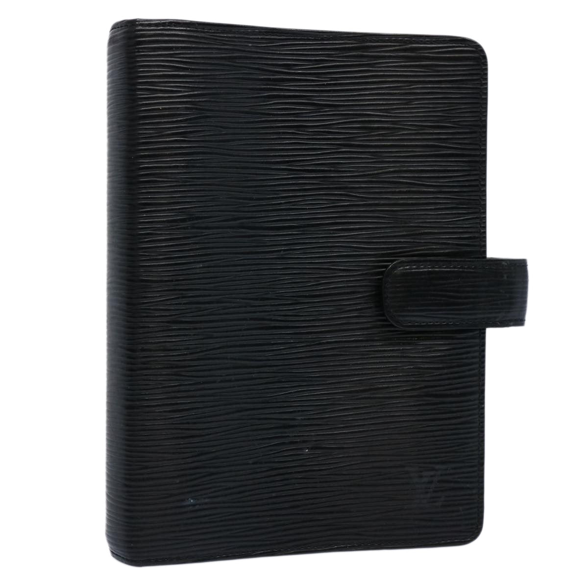 LOUIS VUITTON Epi Agenda MM Day Planner Cover Black R20042 LV ti1405