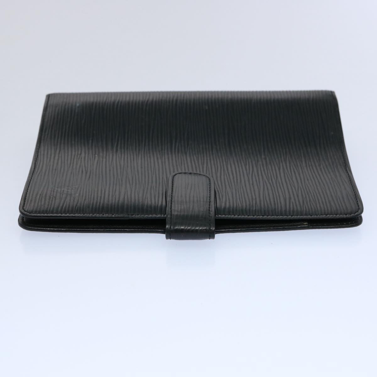 LOUIS VUITTON Epi Agenda MM Day Planner Cover Black R20042 LV ti1405