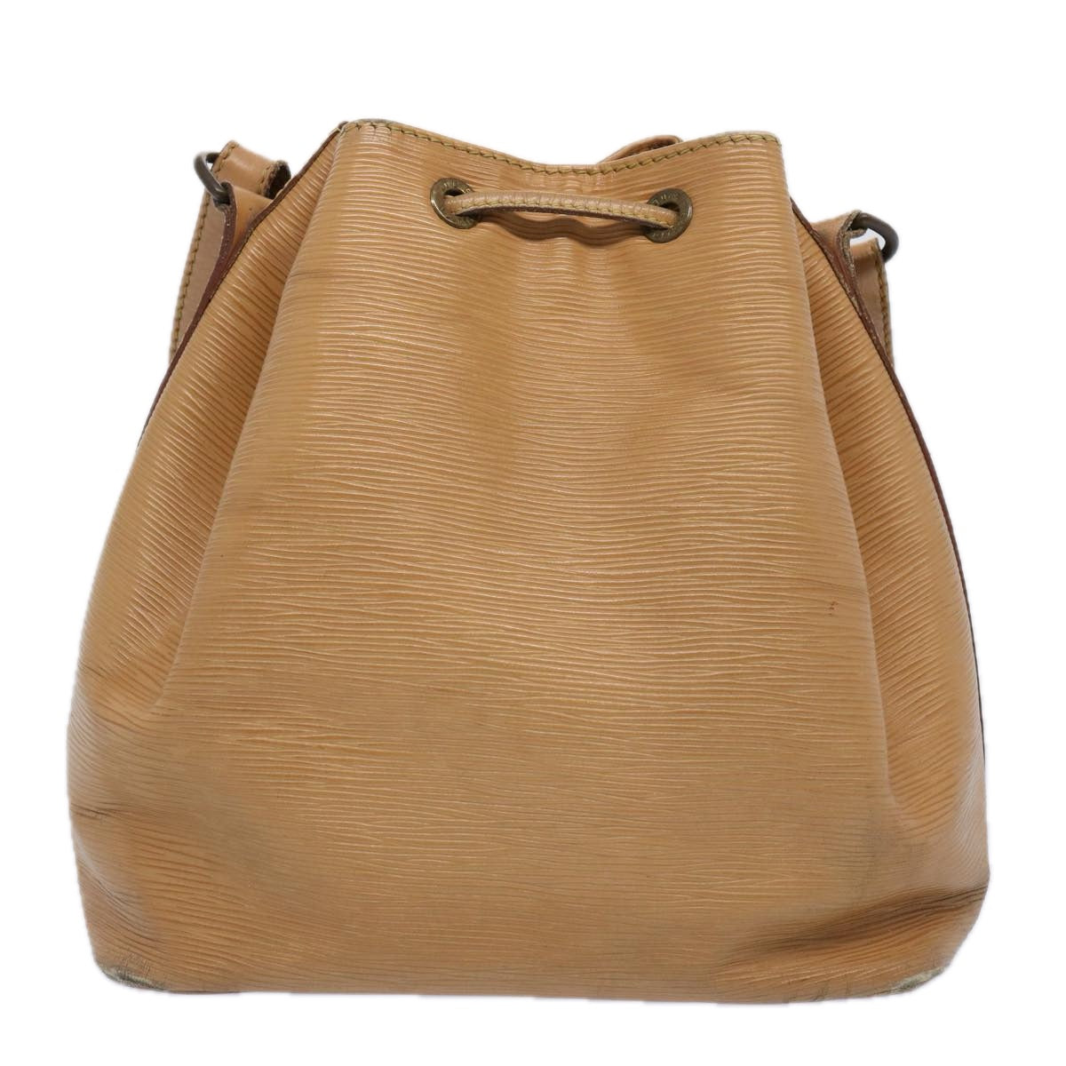 LOUIS VUITTON Epi Petit Noe Shoulder Bag Beige M44106 LV ti1406
