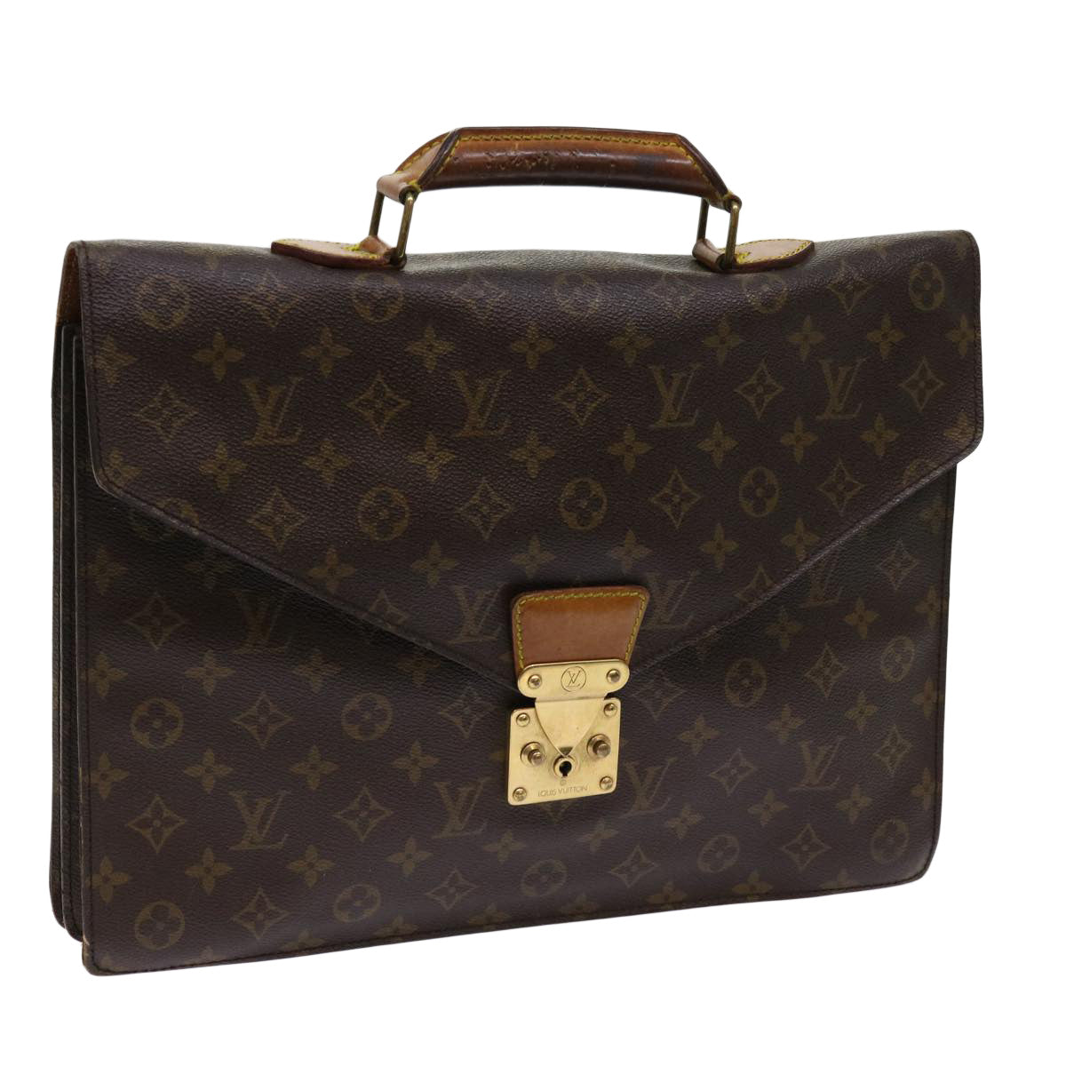 LOUIS VUITTON Monogram Serviette Conseiller Briefcase M53331 LV ti1411