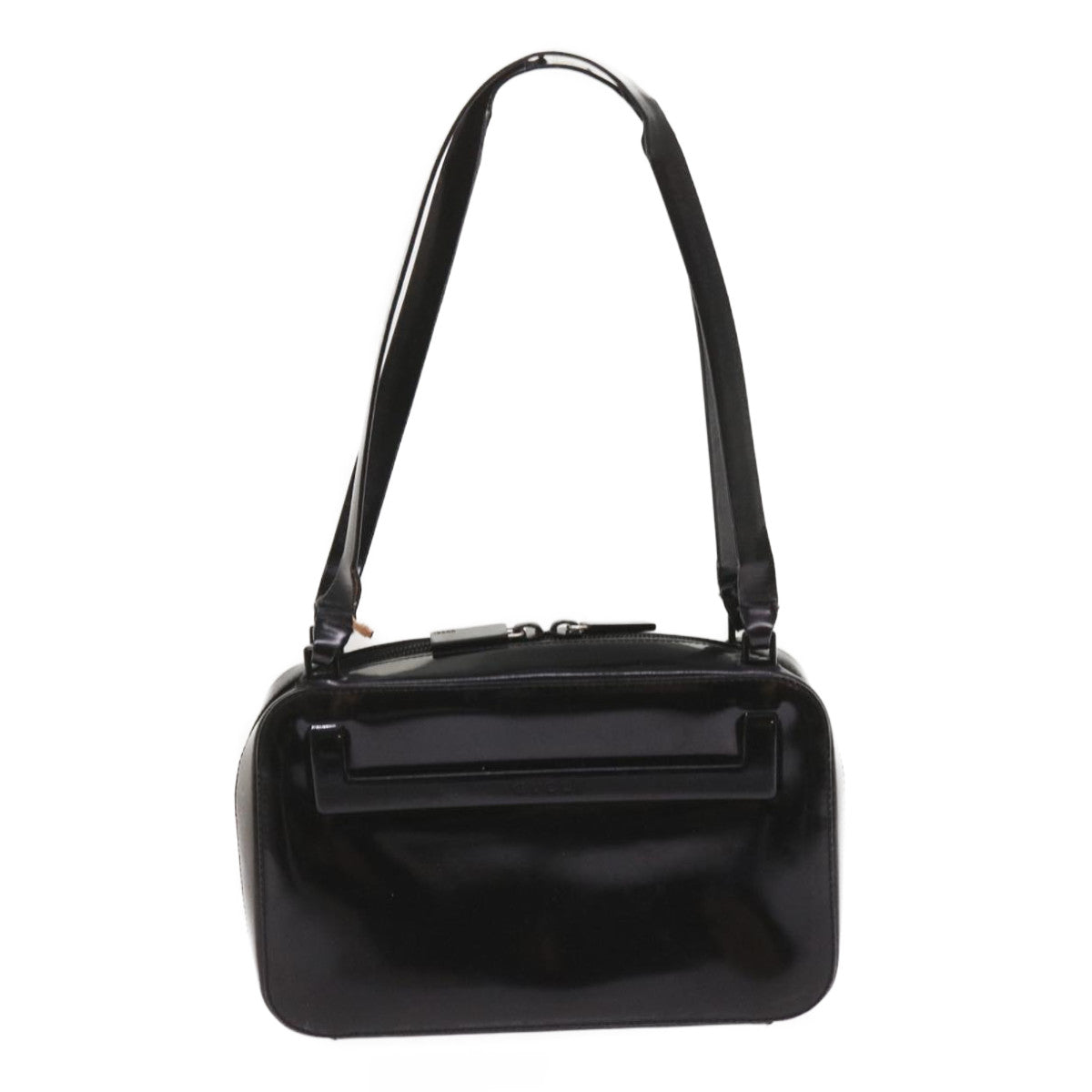 GUCCI Shoulder Bag Leather Black 1489