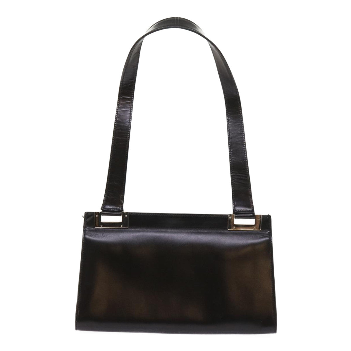 GUCCI Shoulder Bag Leather Black 1508