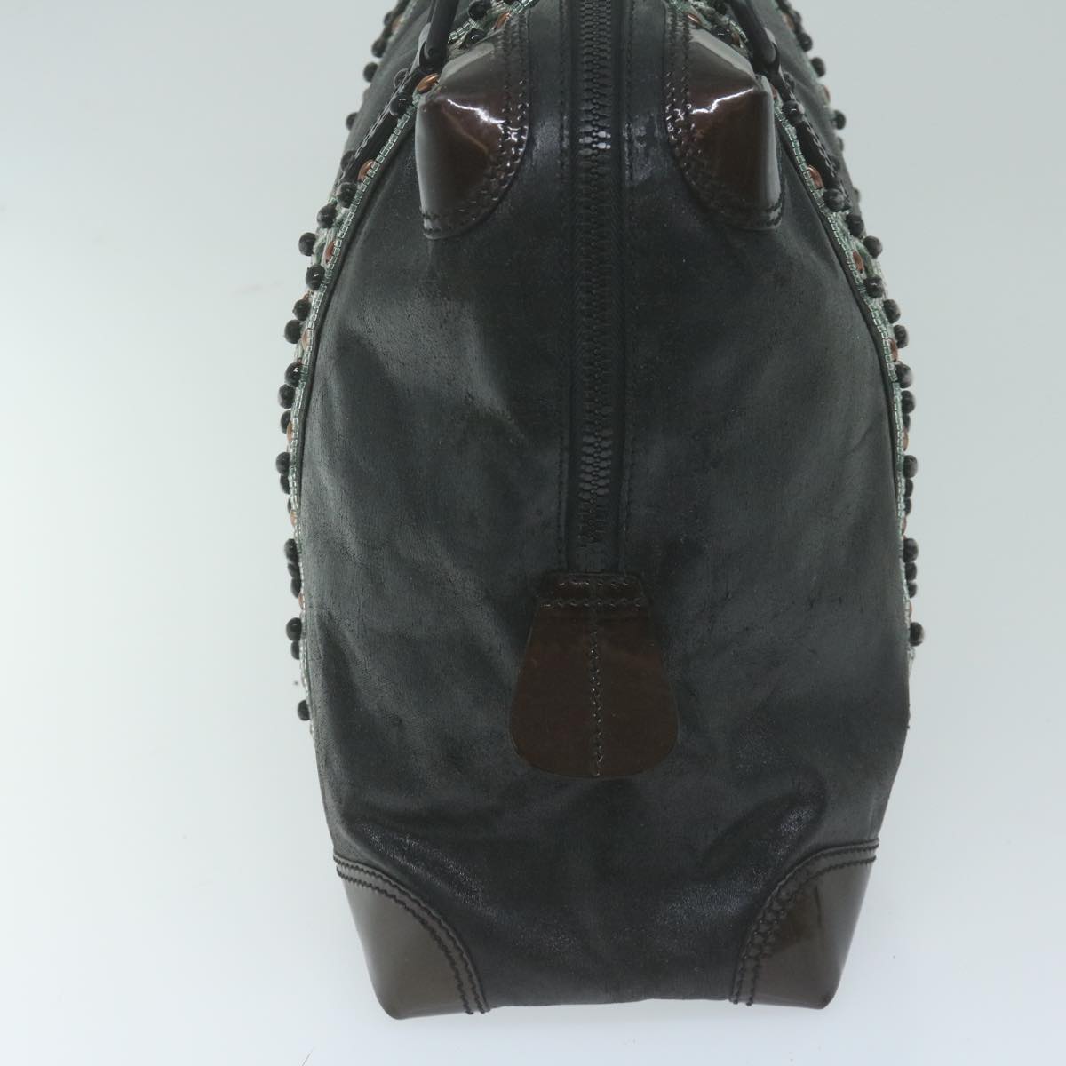 Luxury FendiHand Bag Coated Canvas Blackti1509