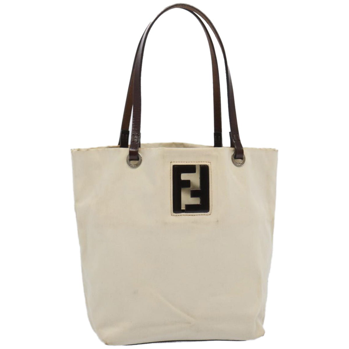 Luxury FendiTote Bag Canvas Beigeti1558