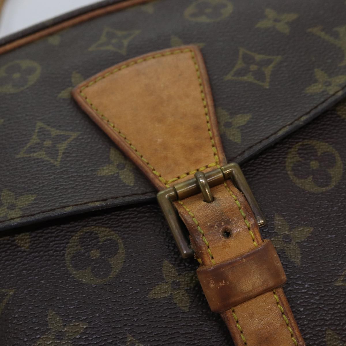LOUIS VUITTON Monogram Jeune Fille GM Shoulder Bag M51225 LV ti1720