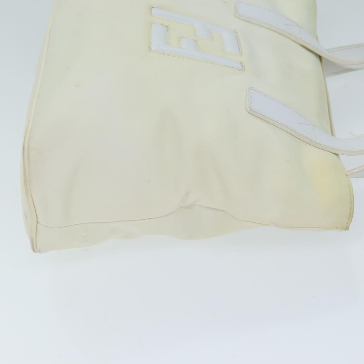 Luxury Fendi Hand Bag Nylon 2way Whiteti1732