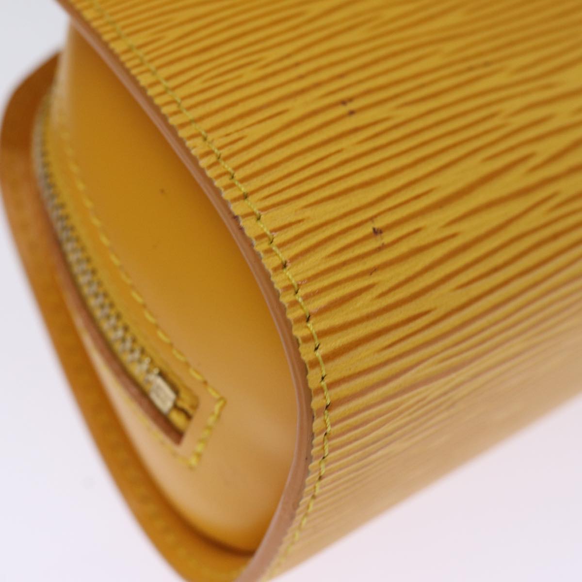 LOUIS VUITTON Epi Dauphine PM Pouch Yellow M48449 LV ti1745