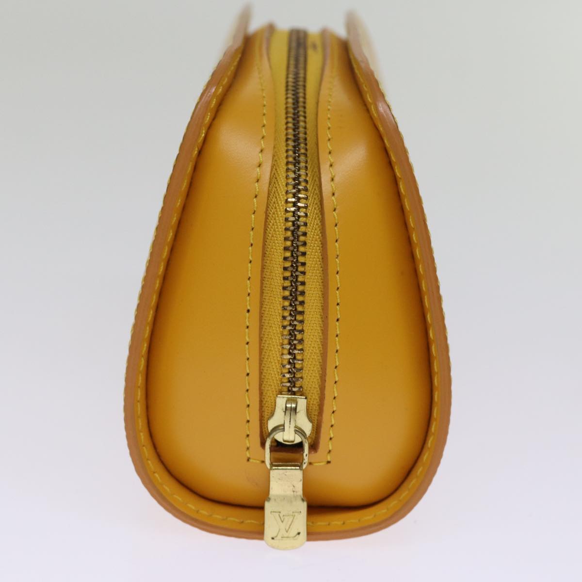 LOUIS VUITTON Epi Dauphine PM Pouch Yellow M48449 LV ti1745