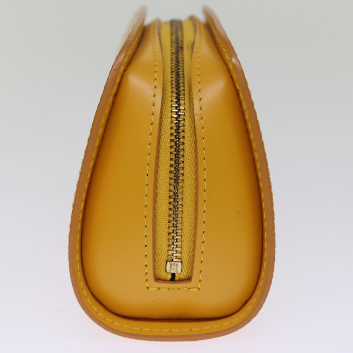 LOUIS VUITTON Epi Dauphine PM Pouch Yellow M48449 LV ti1745