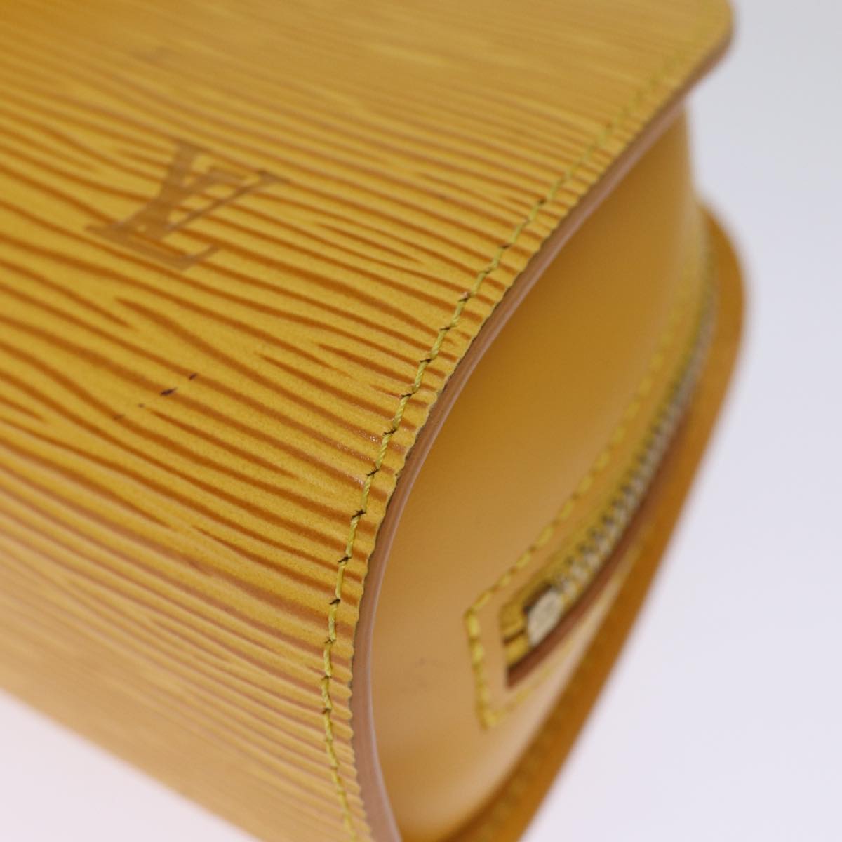 LOUIS VUITTON Epi Dauphine PM Pouch Yellow M48449 LV ti1745
