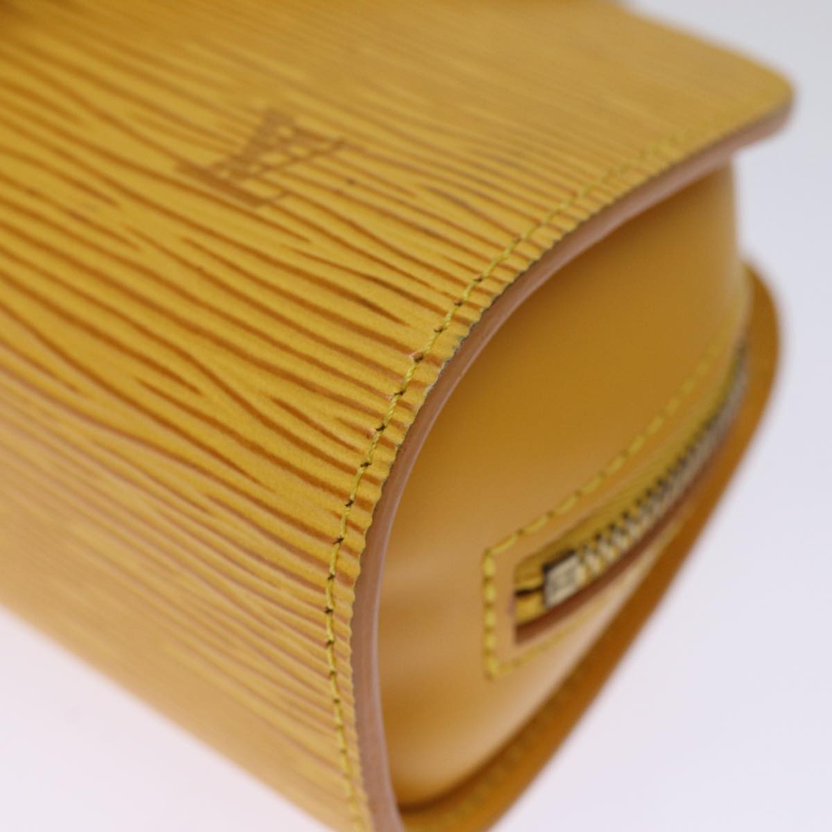 LOUIS VUITTON Epi Dauphine PM Pouch Yellow M48449 LV ti1746