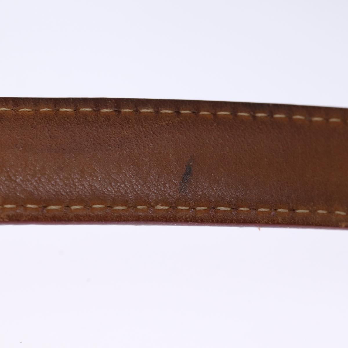 LOUIS VUITTON Damier Azur Ceinture Tresor Belt 36.2"""""""" M9730 LV ti1747