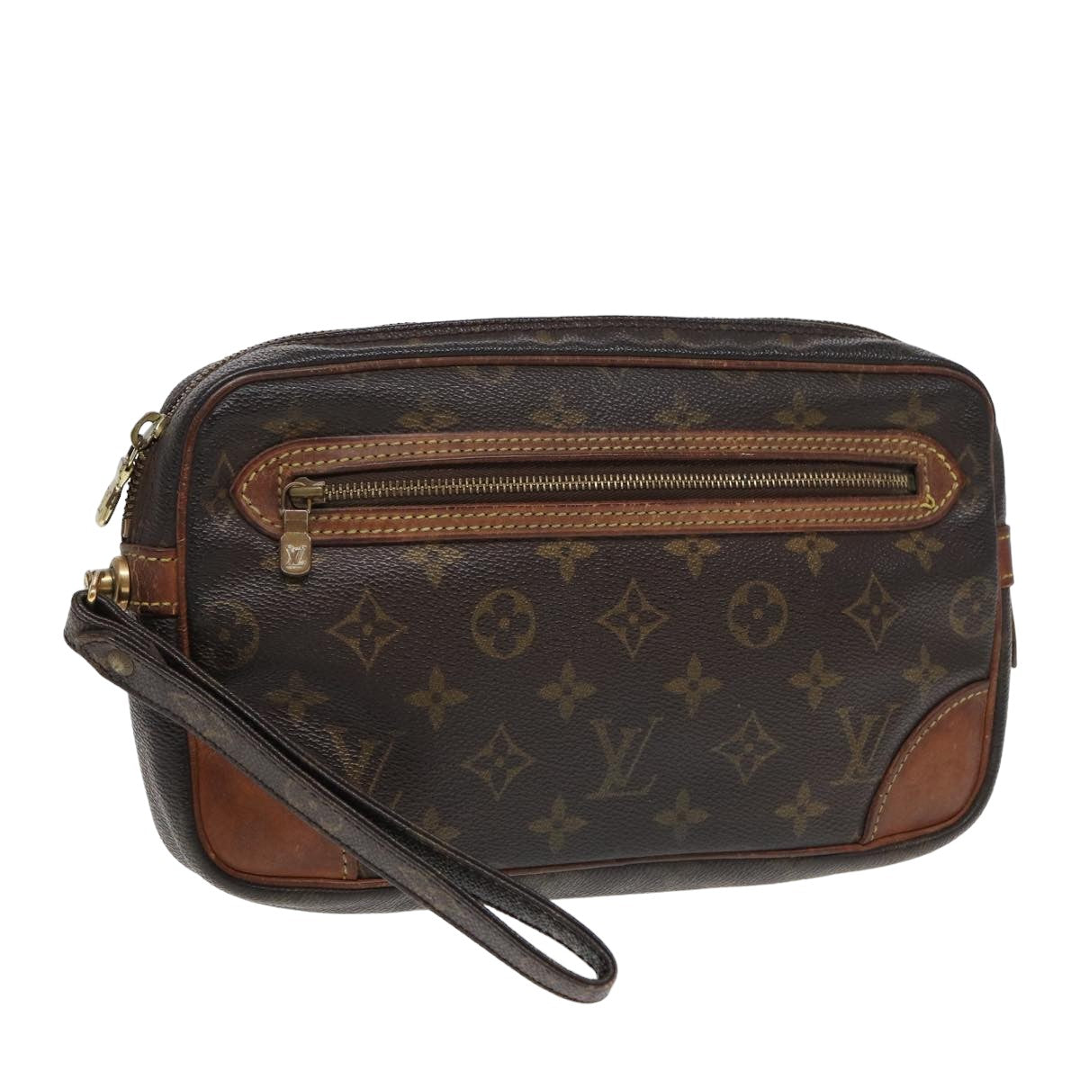 LOUIS VUITTON Monogram Marly Dragonne GM Clutch Bag M51825 LV ti1835