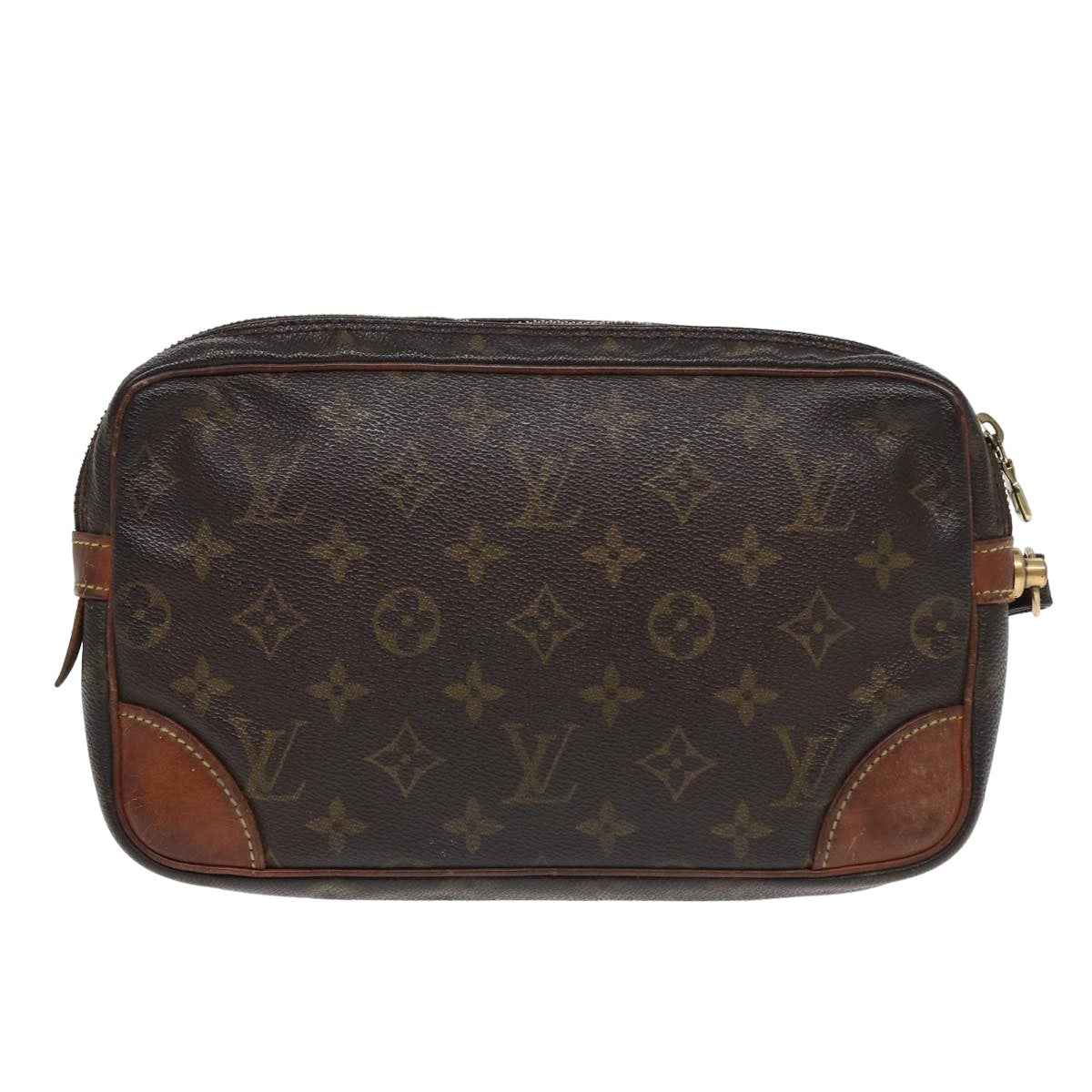 LOUIS VUITTON Monogram Marly Dragonne GM Clutch Bag M51825 LV ti1835