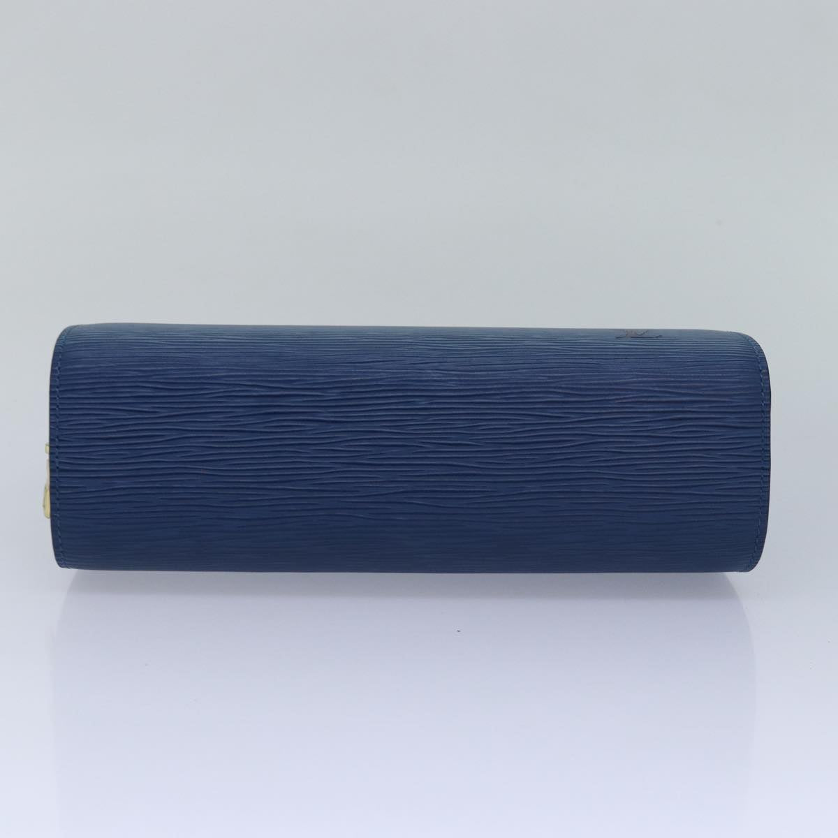 LOUIS VUITTON Epi Dauphine MM Pouch Blue LV ti1836