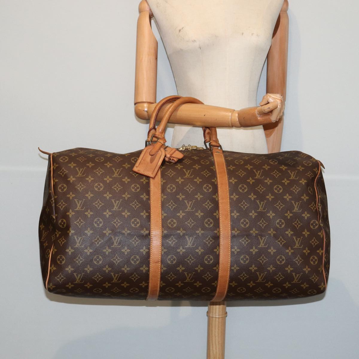 LOUIS VUITTON Monogram Keepall 60 Boston Bag M41422 LV ti1878