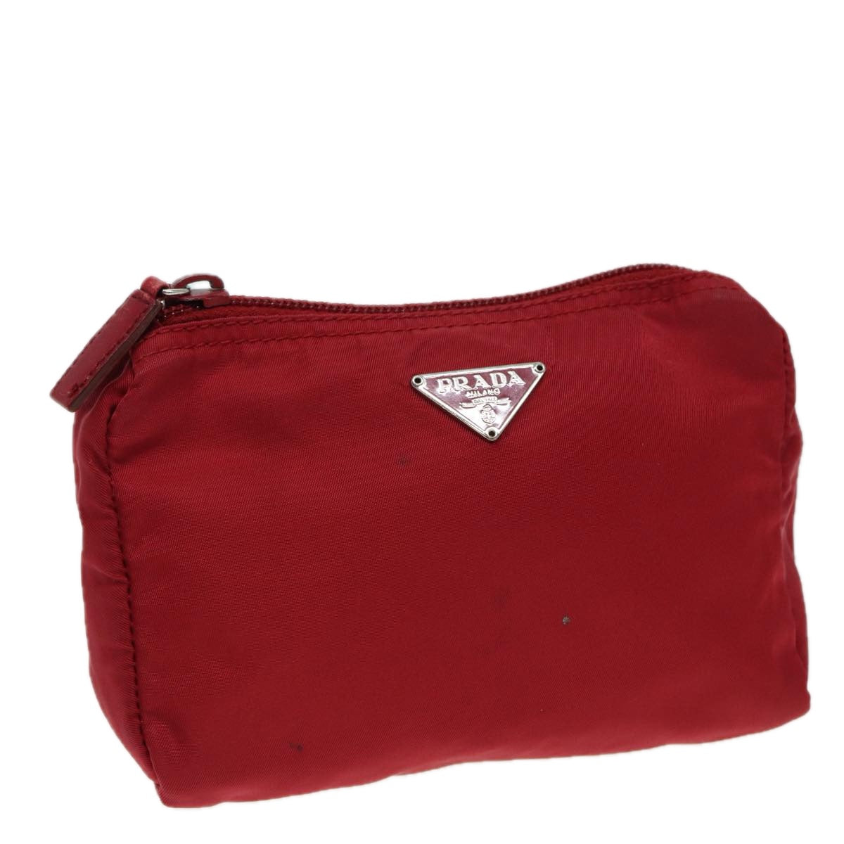 Luxury Prada Pouch Nylon Red  ti1879
