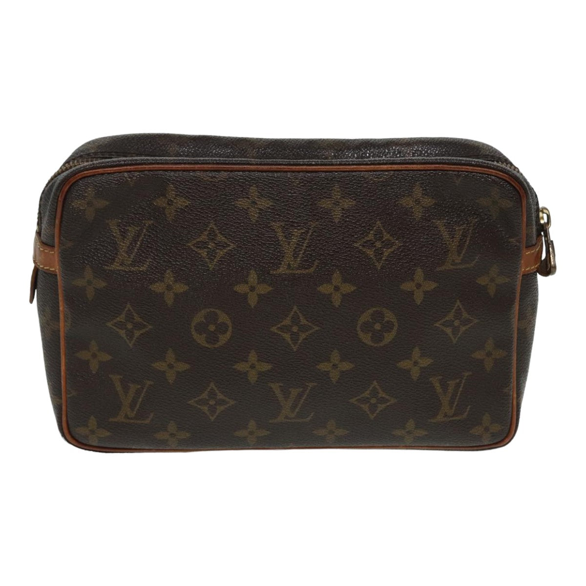 LOUIS VUITTON Monogram Compiegne 23 Clutch Bag M51847 LV ti1880