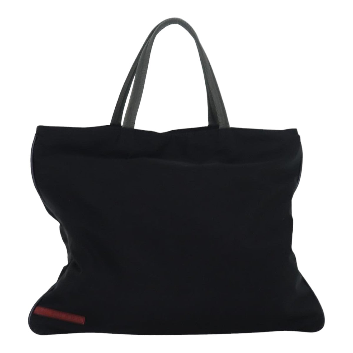 Luxury Prada Sports Tote Bag Nylon Black Gray  ti1881